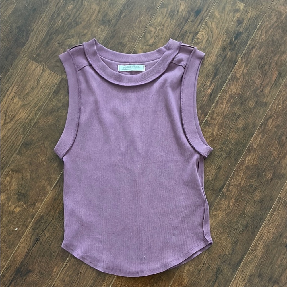 Sleeveless Ribbed Tank Top